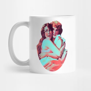 Girls hugging close friends Mug